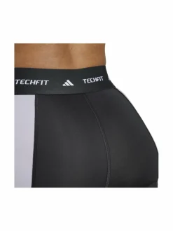 Urheiluhousut & Treenitrikoot<adidas Performance Techfit Colorblock -treenileggingsit IX3283 BLACK/GREFIV