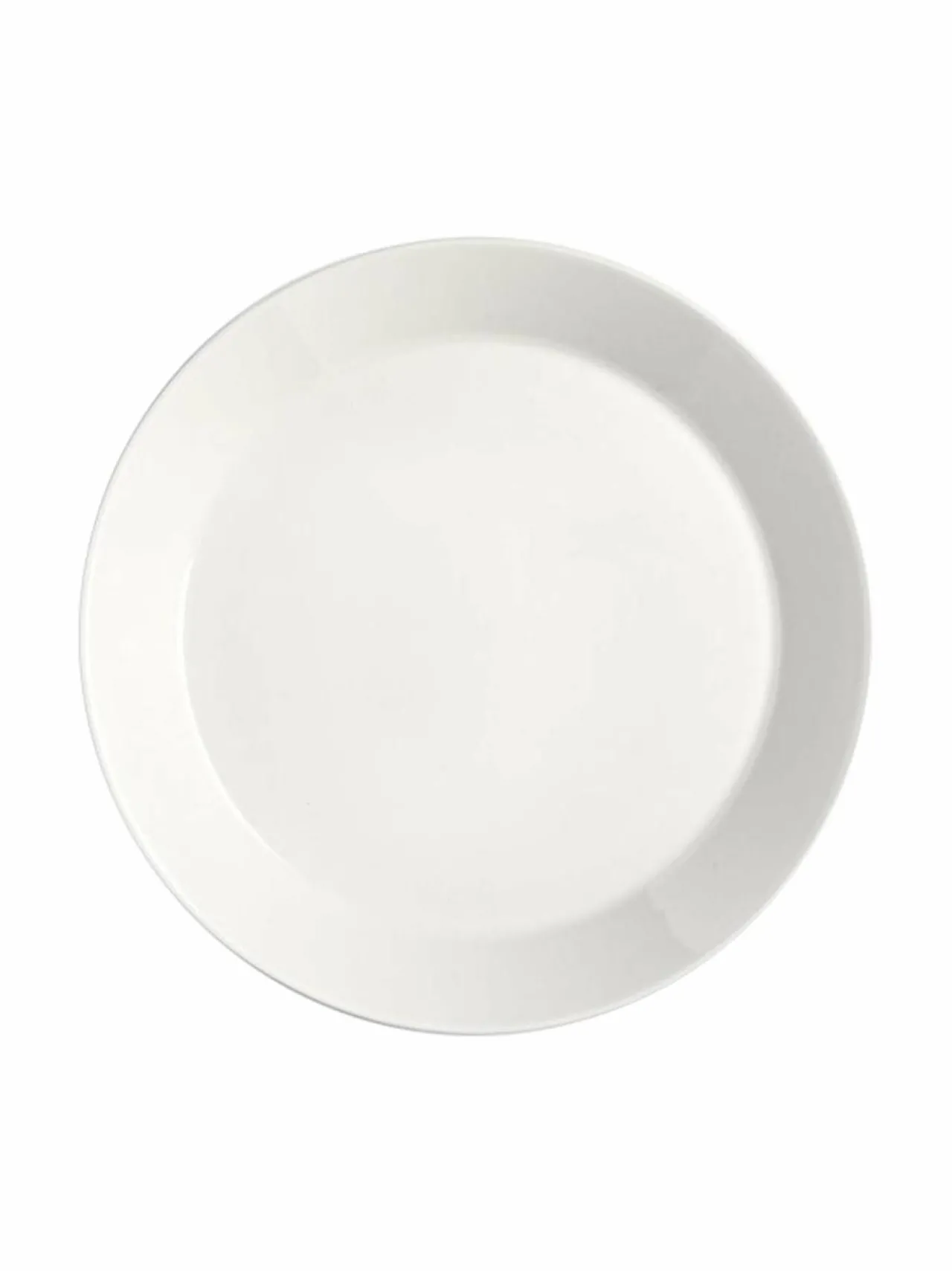 Lautaset & Kulhot<Iittala Teema-posliinilautanen, 23 cm VALKOINEN
