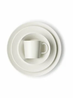 Lautaset & Kulhot<Iittala Teema-posliinilautanen, 23 cm VALKOINEN