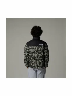 Ulkoiluvaatteet<The North Face Teen 1996 Retro Nuptse -untuvatakki CLAY GREY TNF TIGER STR