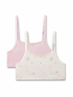 Alusvaatteet<Sanetta Teens Bustier - alustoppi 2-pack 1948 WHITE PEBBLE