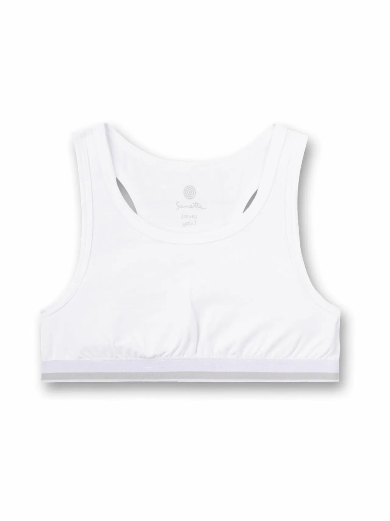 Alusvaatteet<Sanetta Teens Bustier -rintaliivitoppi 10 WHITE