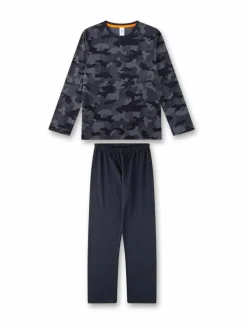 Yöasut & Kylpytakit<Sanetta Teens Long -pyjama 2-osainen 5352 DARK NAVY