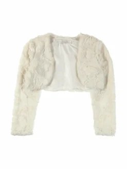Juhlavaatteet<MINGNELIN Tekoturkisbolero 003 WHITE