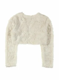 Juhlavaatteet<MINGNELIN Tekoturkisbolero 003 WHITE