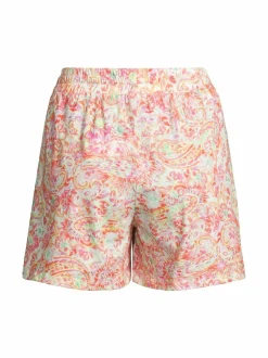 Yö- & Oloasut<A+more Tess-shortsit ORANGE/WHITE/TURQUOISE