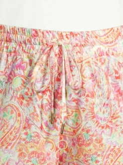 Yö- & Oloasut<A+more Tess-shortsit ORANGE/WHITE/TURQUOISE