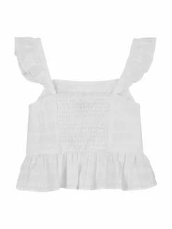 Paidat<Tommy Hilfiger Textured Cotton -paita YBR WHITE