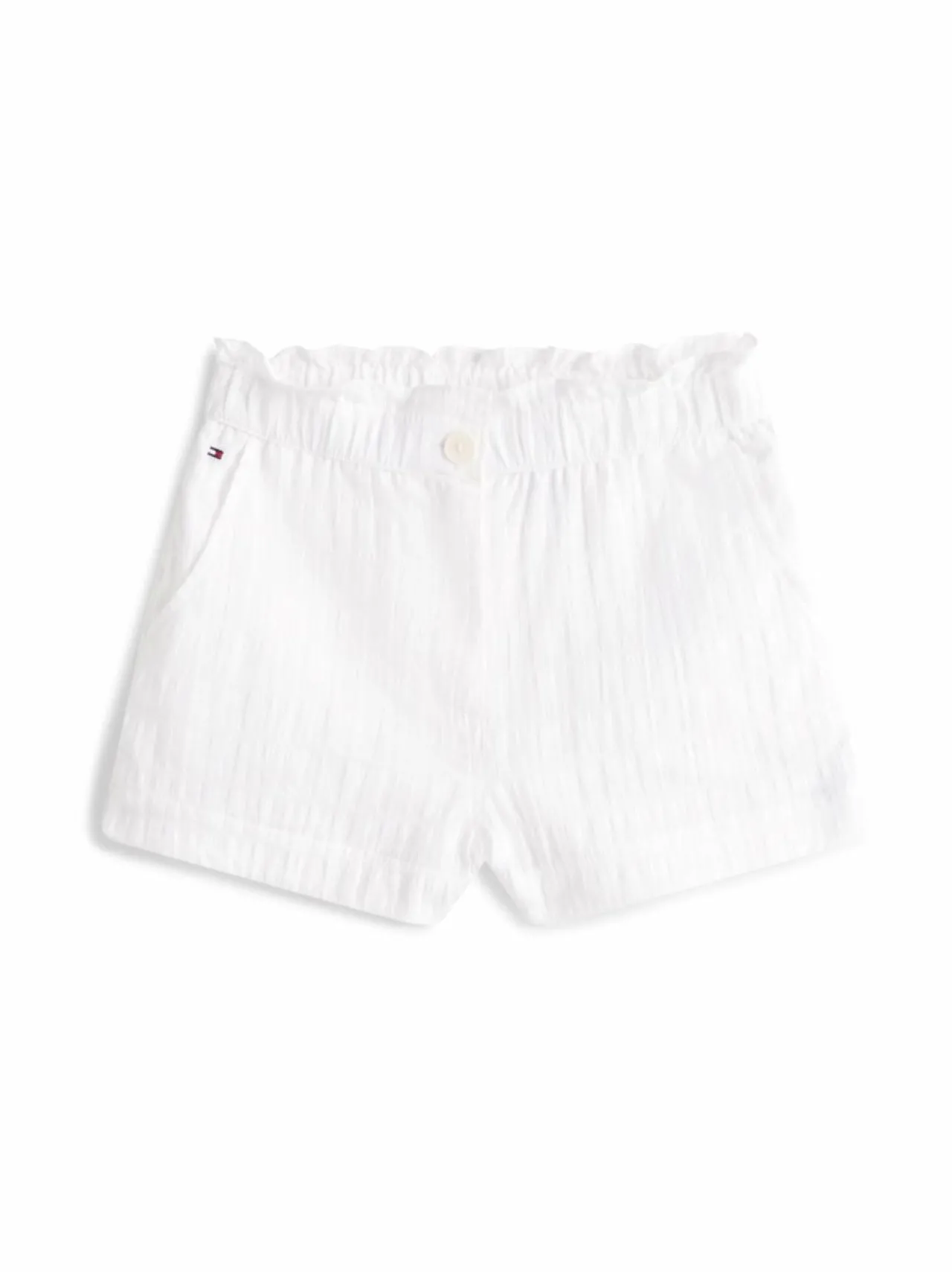 Shortsit<Tommy Hilfiger Textured Cotton -shortsit YBR WHITE