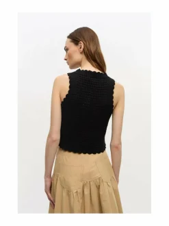 Ganni Textured Lace -neuletoppi^ Paidat & Puserot
