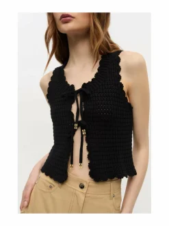 Ganni Textured Lace -neuletoppi^ Paidat & Puserot