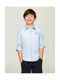 Paidat|Paidat<Tommy Hilfiger TH Logo Regular Fit Oxford -kauluspaita C1O BREEZY BLUE