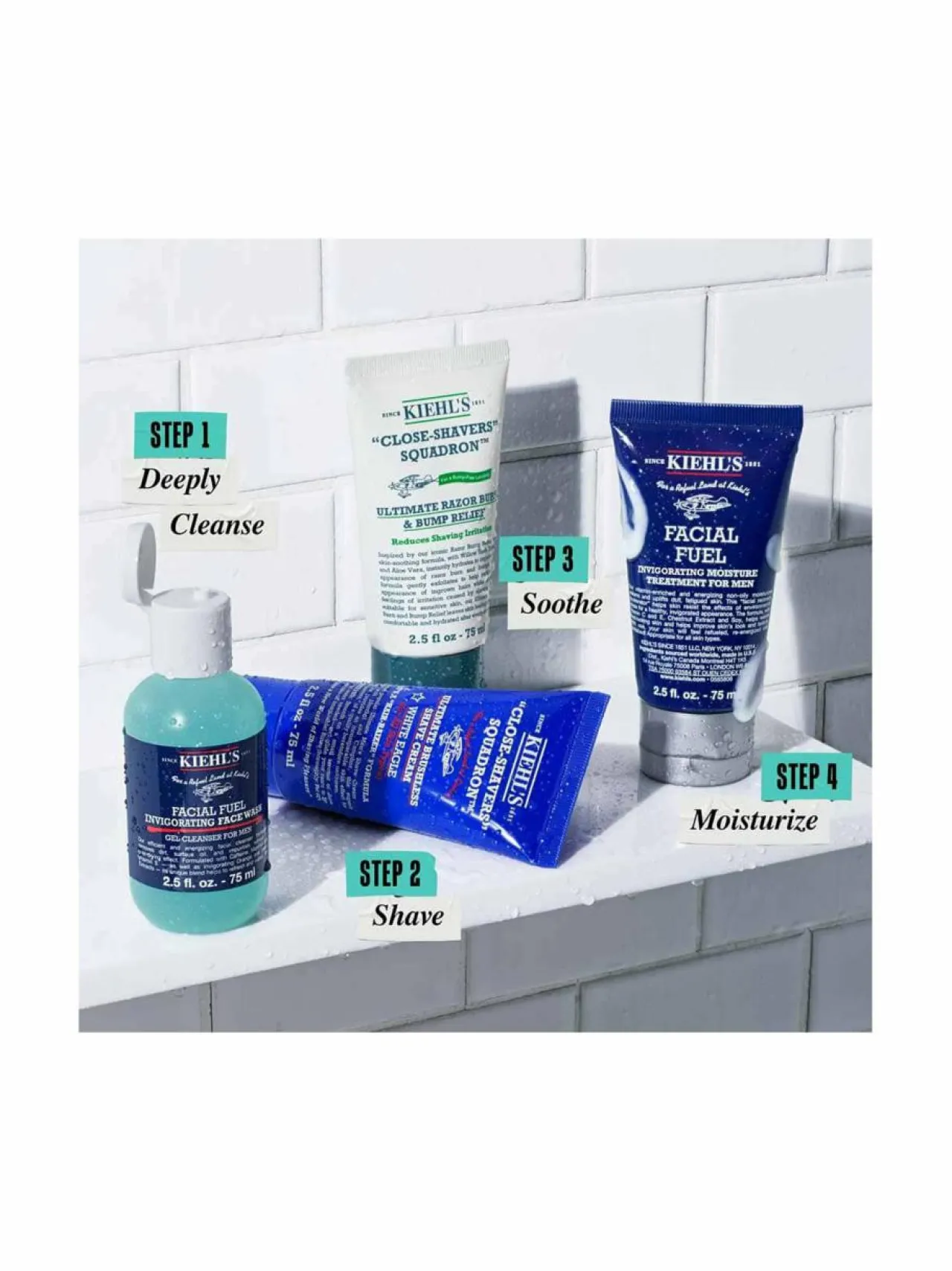 Kiehl's The Grooming Collection Skincare Set -ihonhoitopakkaus^ Lahjapakkaukset|Miesten Lahjapakkaukset