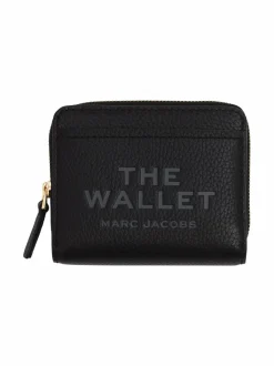Lompakot & Kotelot<Marc Jacobs The Mini Compact -nahkalompakko 001 BLACK