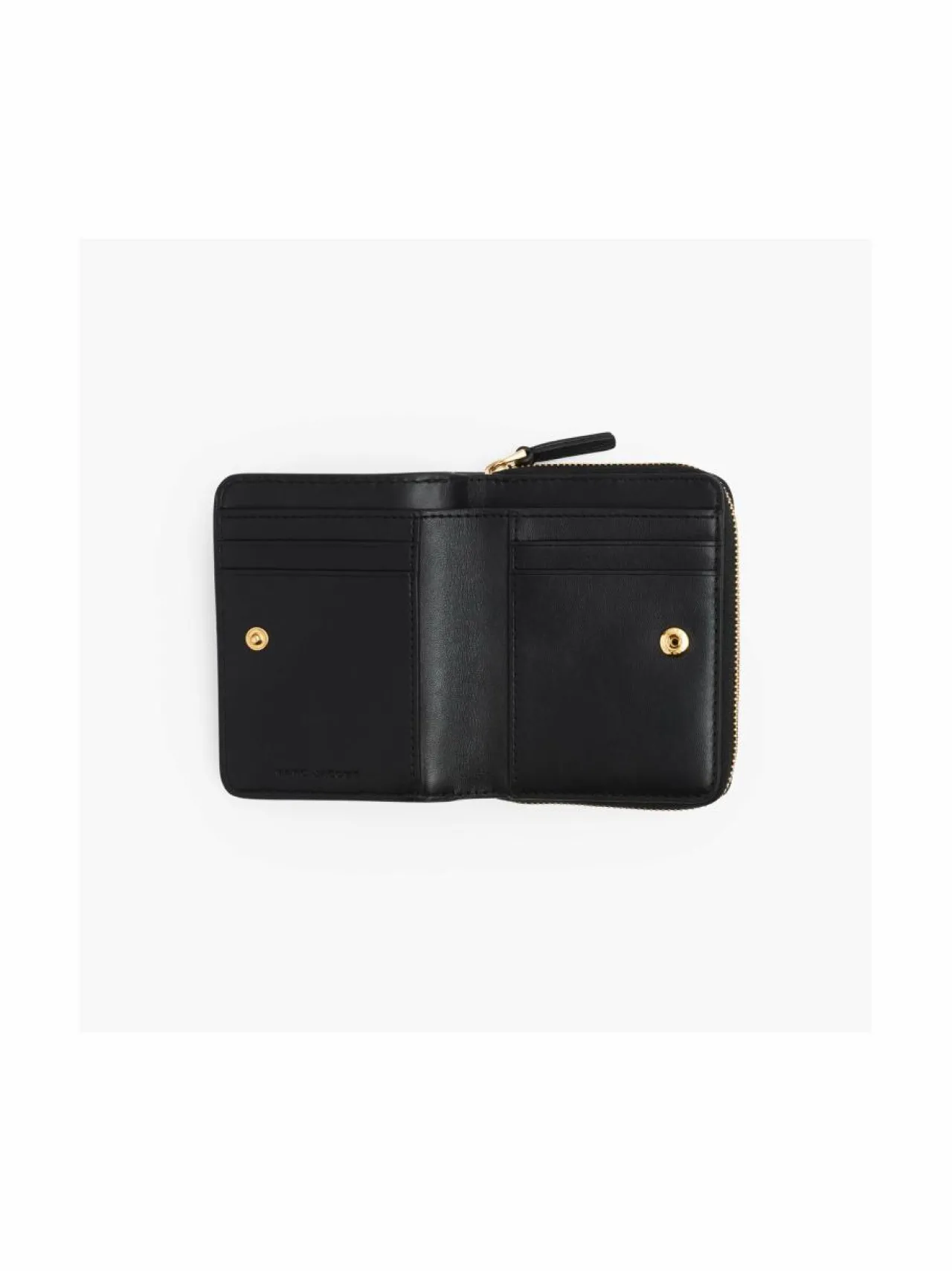 Lompakot & Kotelot<Marc Jacobs The Mini Compact -nahkalompakko 001 BLACK