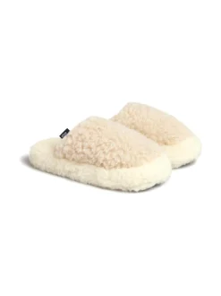 Aamutossut<Rue de Wool The Nordic Mule col.06 -sisätossut DESERT BROWN/NATURAL