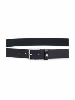 Vyöt<BOSS Ther Flag -nahkavyö 001 BLACK