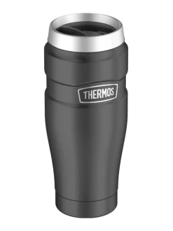 Retkeilytarvikkeet<Thermos Stainless King -muki 470 ml MUSTA