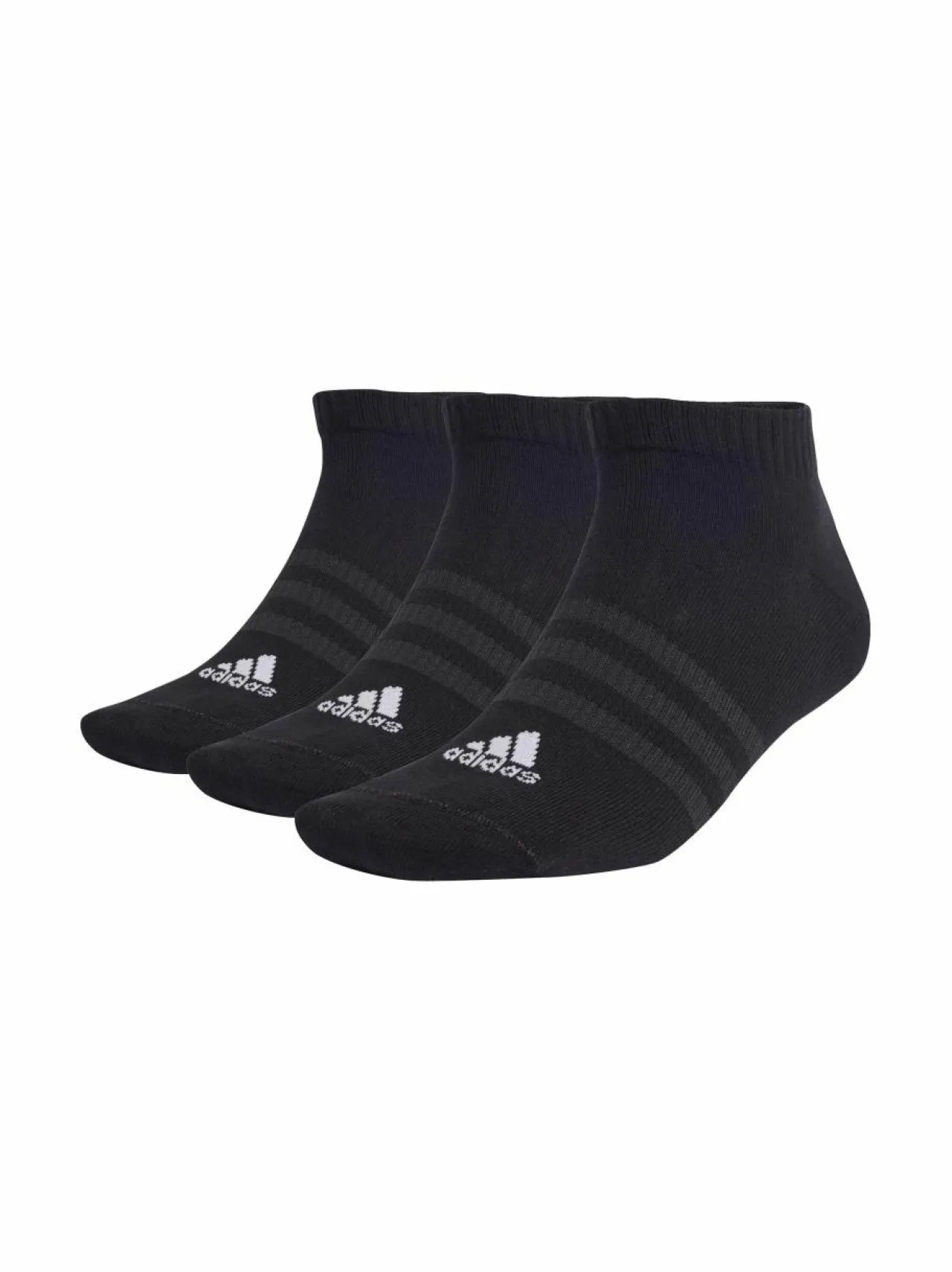 Urheiluasusteet<adidas Performance Thin and Light Sportswear Low-Cut -sukat 3-pack IC1336 BLACK/WHITE