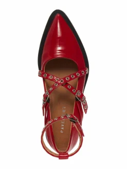 Kävelykengät & Loaferit<PAVEMENT Thyra-nahkakengät 413 RED PATENT