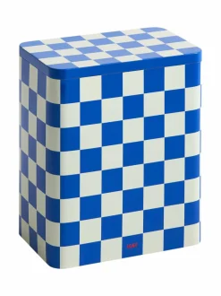 Koriste-Esineet<HAY Tin Container Large -säilytyslaatikko BLUE AND OFF-WHITE