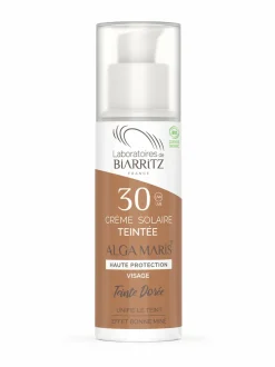 Aurinkotuotteet|Aurinkotuotteet<Laboratoires de Biarritz Tinted Face Sunscreen Golden SPF 30 -aurinkovoide kasvoille 50 ml