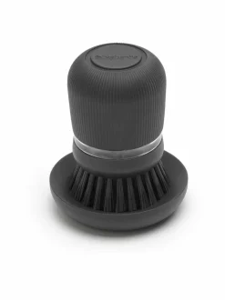 Keittiötarvikkeet<Brabantia Tiskiharja saippuatäytöllä DARK GREY