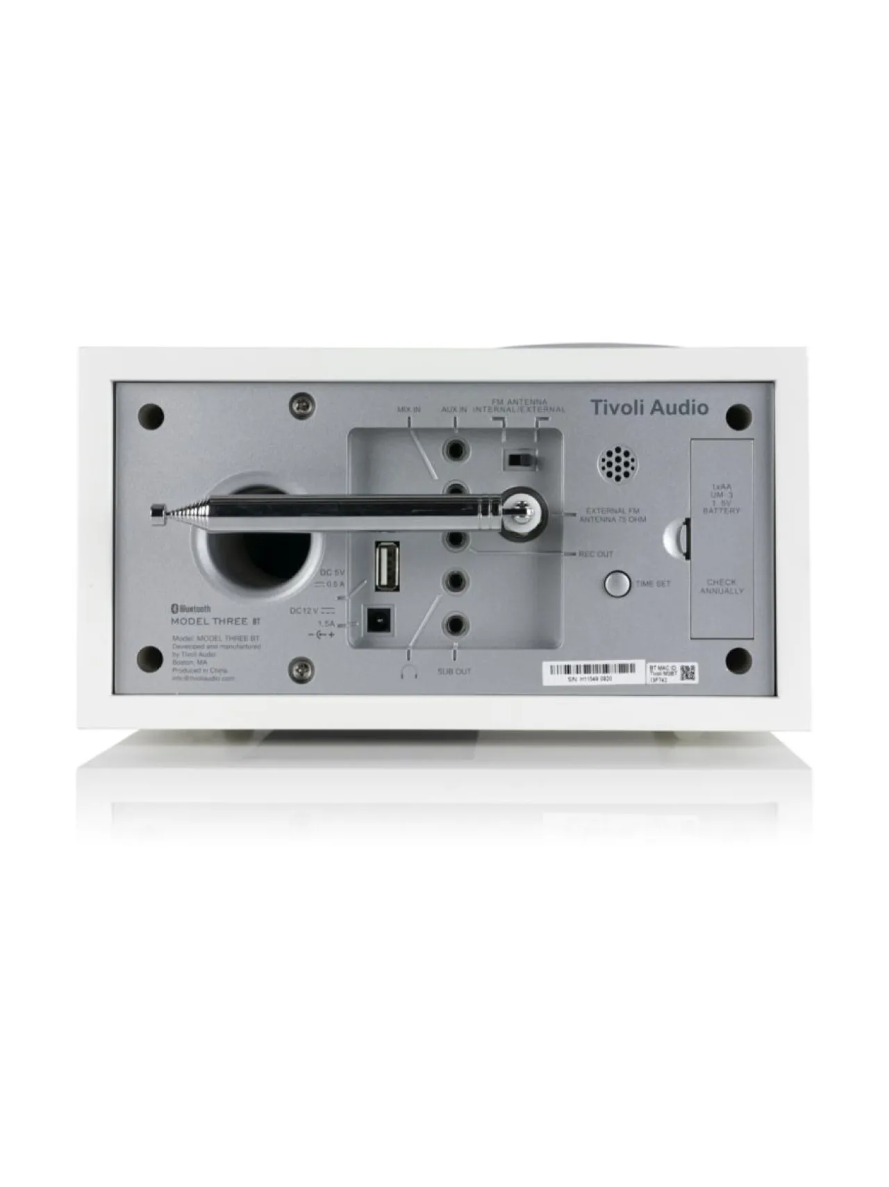 Tivoliaudio Tivoli Audio Model 3 BT White/Silver^ Audio