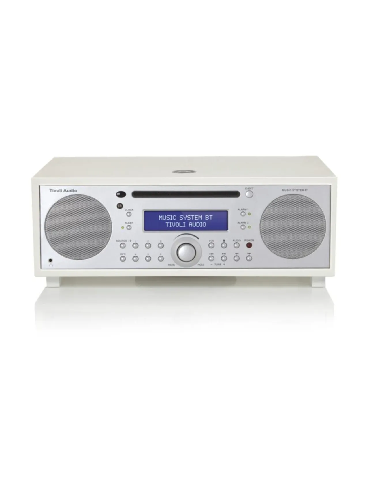 Audio<Tivoliaudio Tivoli Audio Music System BT High glossy white VALKOINEN