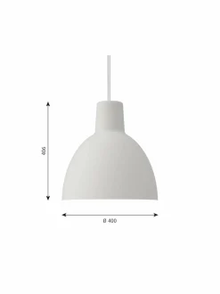 Louis Poulsen Toldbod-riippuvalaisin Ø 40 cm^ Kattovalaisimet