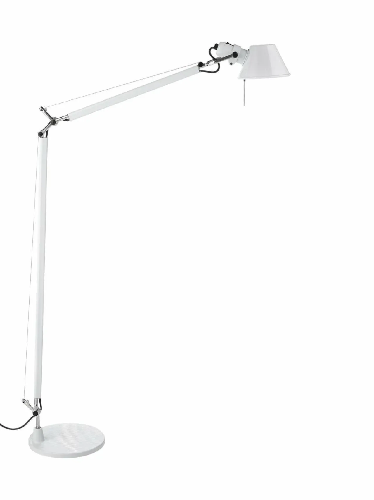 Lattiavalaisimet<Artemide Tolomeo Lettura -lattiavalaisin VALKOINEN