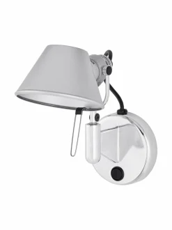 Seinävalaisimet<Artemide Tolomeo Micro Faretto -seinävalaisin ALUMIINI