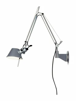 Seinävalaisimet<Artemide Tolomeo Micro -seinävalaisin CHROME
