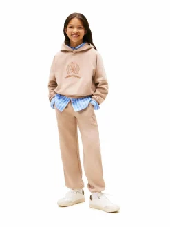 Housut & Jumpsuitit<Tommy Hilfiger Tonal Crest -collegehousut GUQ MALTED MILK