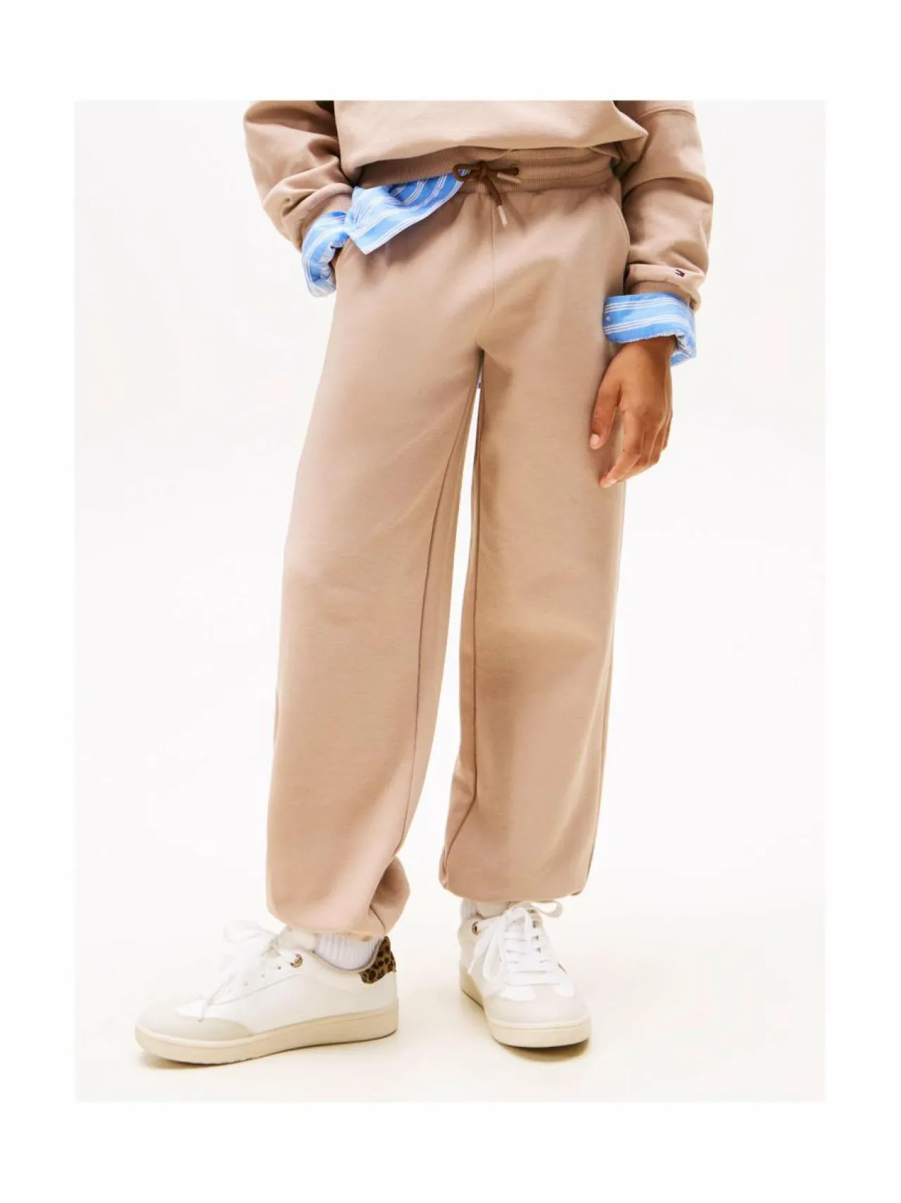 Housut & Jumpsuitit<Tommy Hilfiger Tonal Crest -collegehousut GUQ MALTED MILK