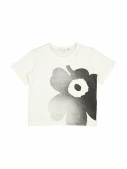 T-Paidat|T-Paidat<Marimekko Tonni Unikko Placement t-paita 190 BLACK, WHITE