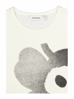 T-Paidat|T-Paidat<Marimekko Tonni Unikko Placement t-paita 190 BLACK, WHITE