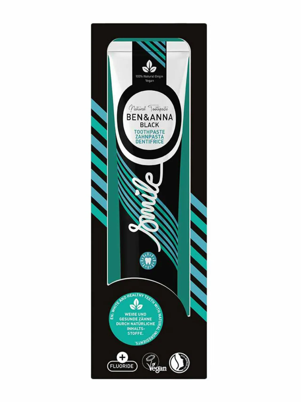 Suunhoito|Hammastahnat<Ben & Anna Toothpaste Black -hammastahna