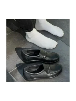 Kävelykengät & Loaferit<Pomar TOPI Miesten mokkasiinit BLACK NAPPA/BLACK LINING