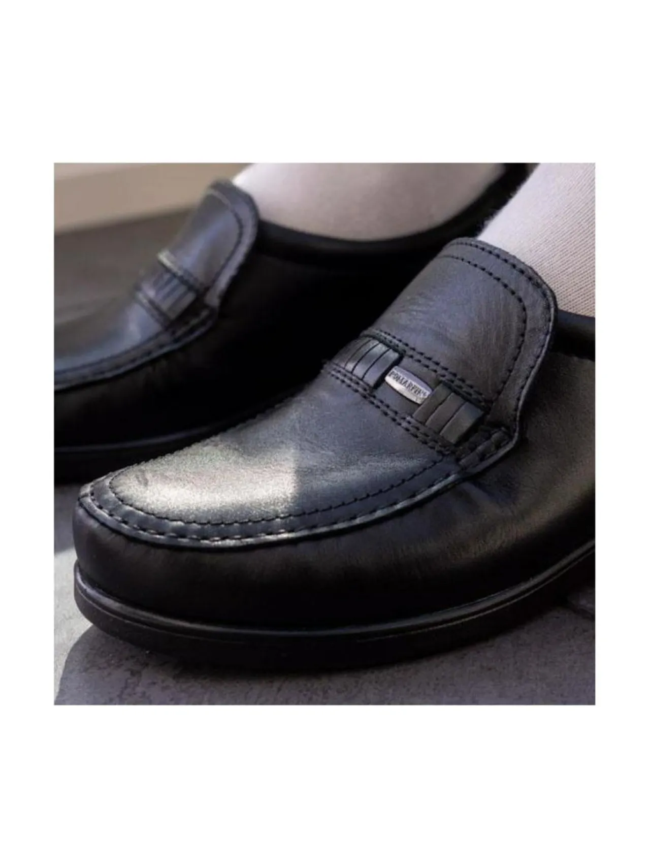 Kävelykengät & Loaferit<Pomar TOPI Miesten mokkasiinit BLACK NAPPA/BLACK LINING