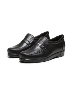 Kävelykengät & Loaferit<Pomar TOPI Miesten mokkasiinit BLACK NAPPA/BLACK LINING