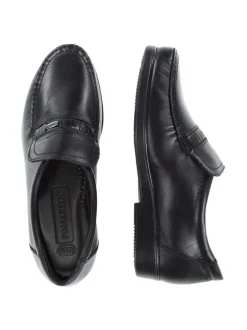 Kävelykengät & Loaferit<Pomar TOPI Miesten mokkasiinit BLACK NAPPA/BLACK LINING