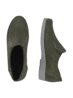 Kävelykengät & Loaferit<Pomar TOPI Miesten mokkasiinit MOSS SUEDE/GREY SOLE