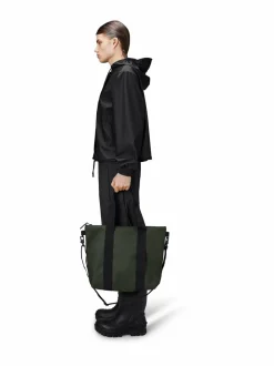 Shopperit<Rains Tote Mini W3 - vedenkestävä laukku 03 GREEN