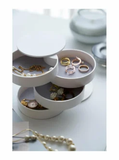Säilytys<Yamazaki Tower Accessory Tray -korulipas WHITE