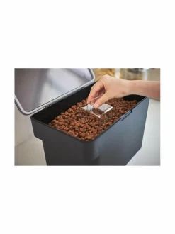 Säilytys<Yamazaki Tower Pet Food -säilytyslaatikko 6 l BLACK