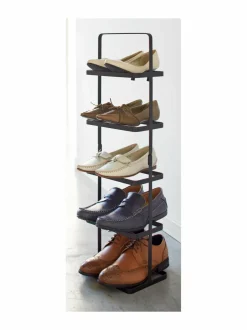 Säilytys<Yamazaki Tower Shoe Rack -kenkähylly 22 × 18 × 77,5 cm BLACK