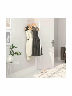 Naulakot & Koukut<Yamazaki Tower Slim Leaning Coat Rack -naulakko WHITE