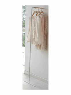 Naulakot & Koukut<Yamazaki Tower Slim Leaning Coat Rack -naulakko WHITE