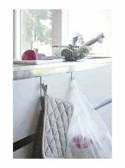 Säilytys<Yamazaki Tower Under Sink Hook -koukku 2 kpl WHITE